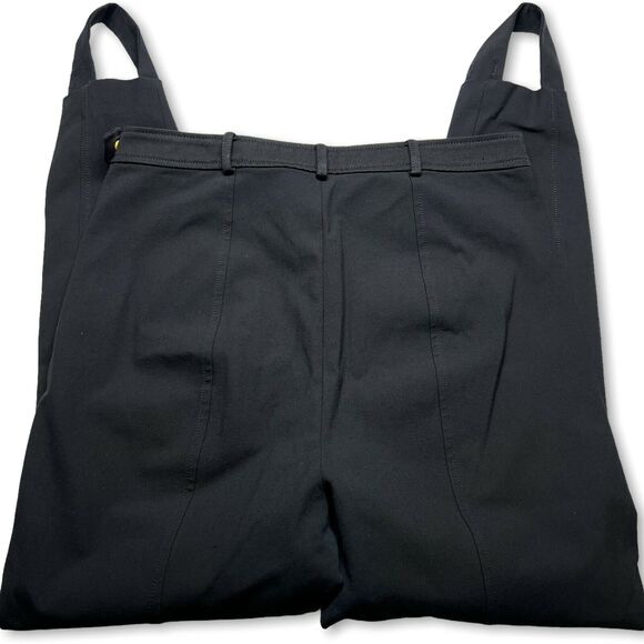 Tory Burch SIZE 12 High Rise Stretch Breech Black Equestrian Riding Pant - Picture 12 of 12